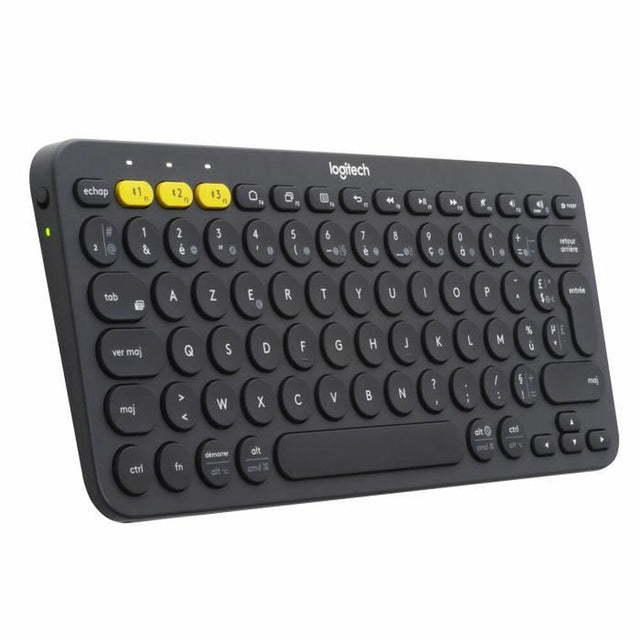 Logitech K380 Tastatur Dunkelgrau Französisch AZERTY