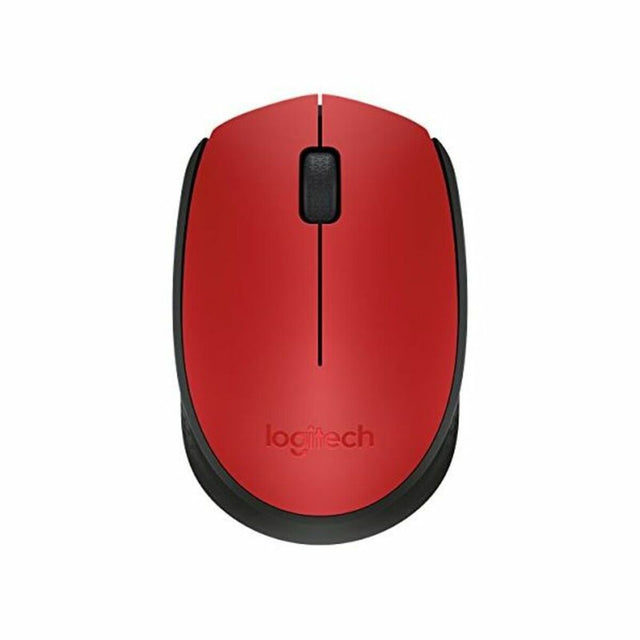 Ratón Inalámbrico Logitech M171 1000 dpi Negro Rojo