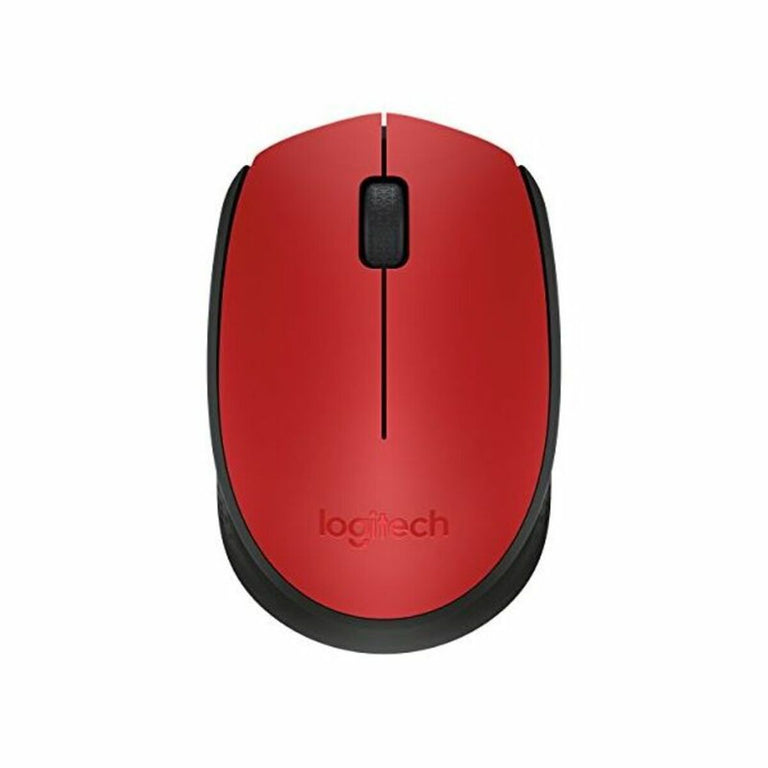 Logitech Wireless Mouse M171 1000 dpi Schwarz Rot