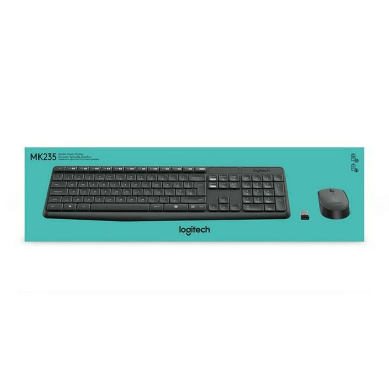 Logitech Wireless Tastatur und Maus 920-007919 Schwarz