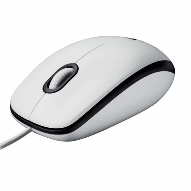 Logitech M100 Maus weiß