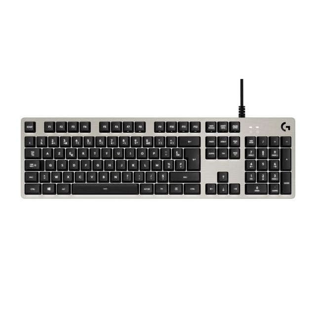 Teclado Logitech G413 Mechanical Gaming Keyboard USB Plateado Gaming Francés AZERTY