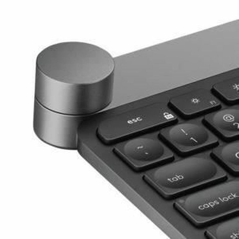 Logitech Craft Bluetooth Silber Schwarz Kabellose französische AZERTY-Tastatur