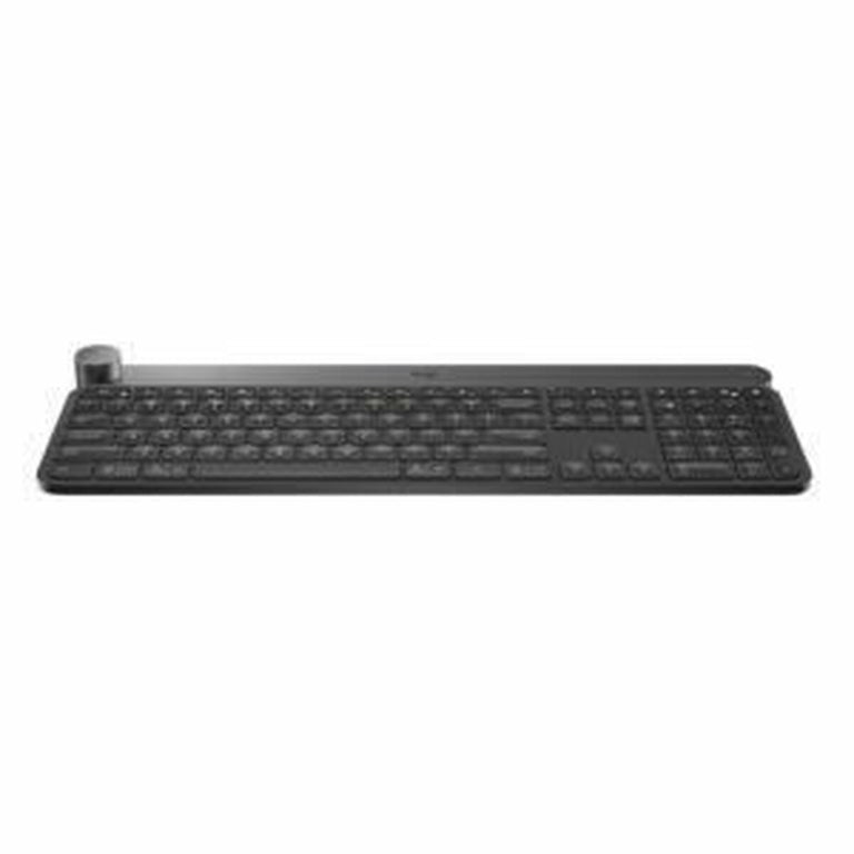 Logitech Craft Bluetooth Silber Schwarz Kabellose französische AZERTY-Tastatur