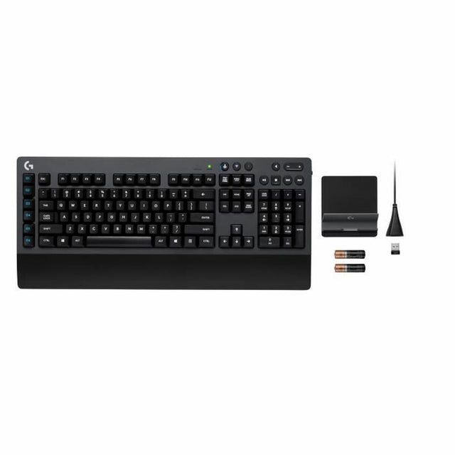 Logitech Black Wireless Französisch AZERTY Gaming-Tastatur