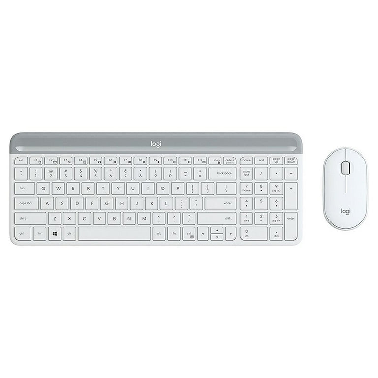 Logitech MK470 Weiße französische AZERTY-Maus und -Tastatur