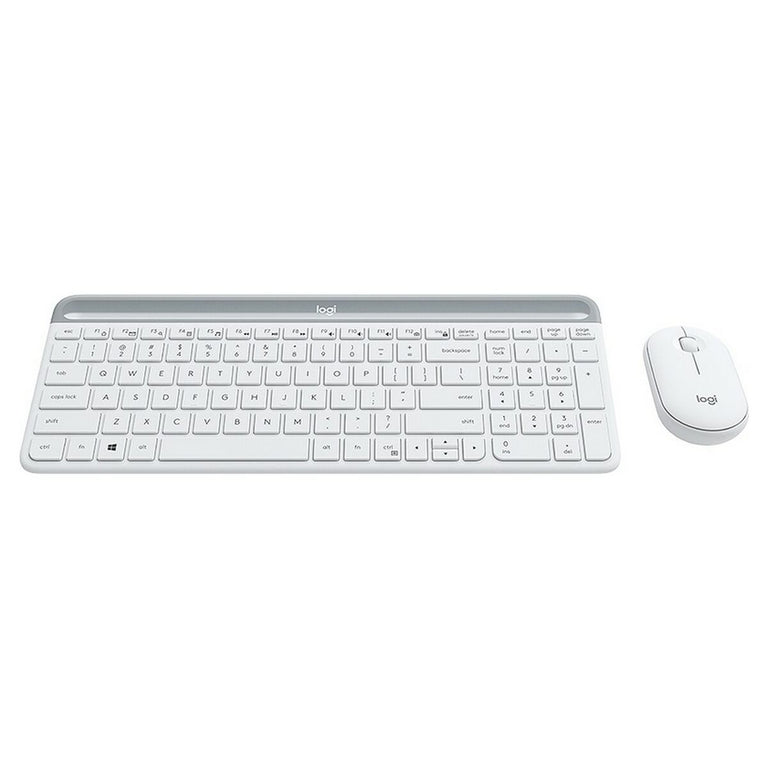 Logitech MK470 Weiße französische AZERTY-Maus und -Tastatur