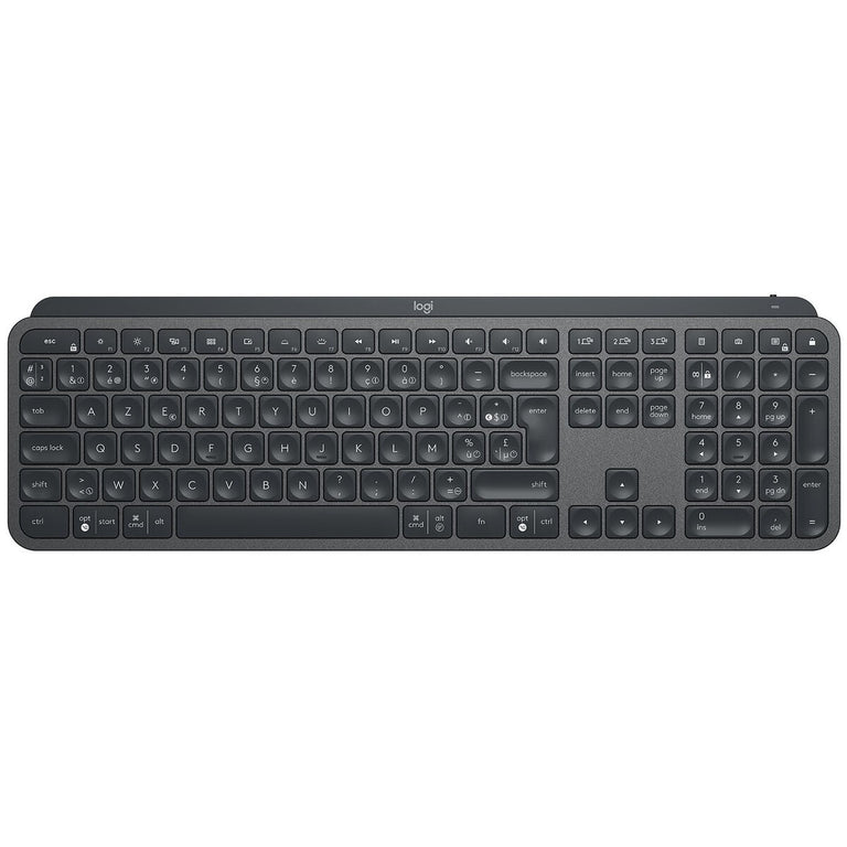 Teclado Bluetooth Logitech MX Keys Negro Francés AZERTY