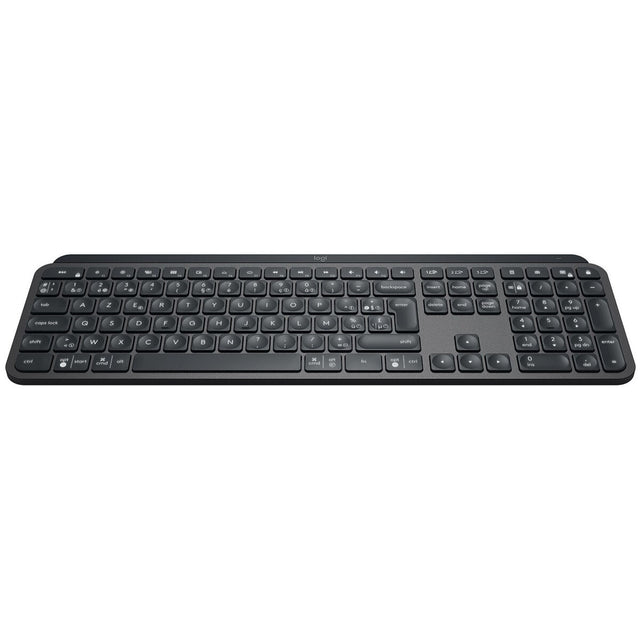 Logitech MX Keys Schwarze französische AZERTY-Bluetooth-Tastatur