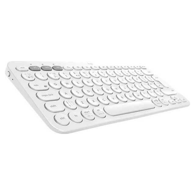 Logitech K380 Kabellose Tastatur AZERTY Weiß Französisch