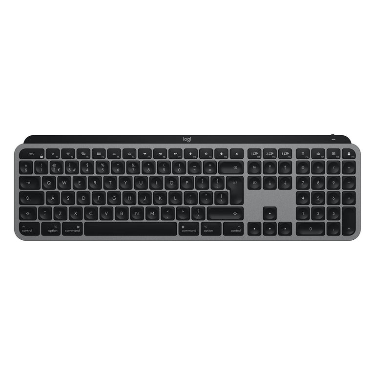 Teclado Logitech MX Keys Bluetooth Negro Gris Inalámbrico Francés AZERTY