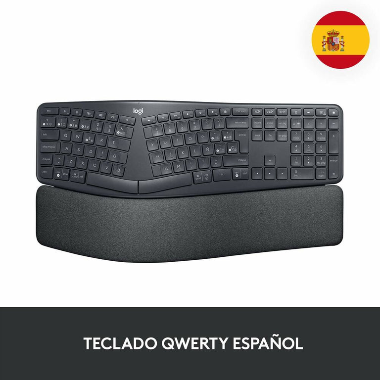 Logitech ERGO K860 Kabellose Tastatur Schwarz