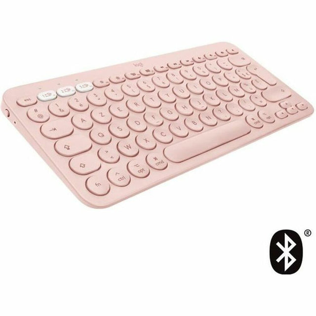 Logitech K380 Französische rosa AZERTY-Tastatur