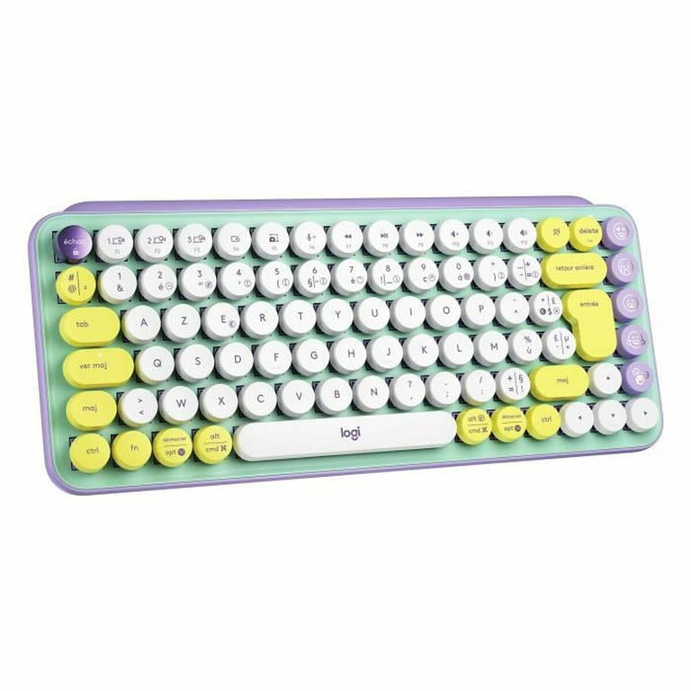 Teclado Logitech POP Francés Verde AZERTY