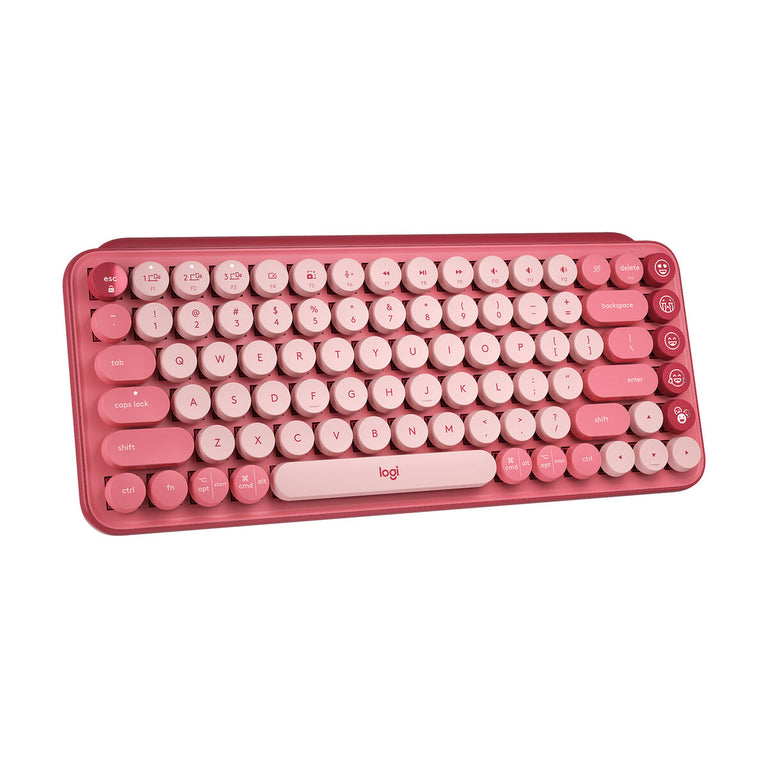 Teclado Logitech POP Francés Rosa AZERTY