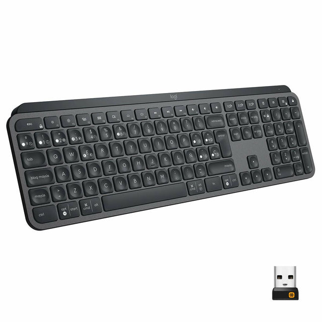 Teclado Logitech 920-010811 QWERTY Portugués