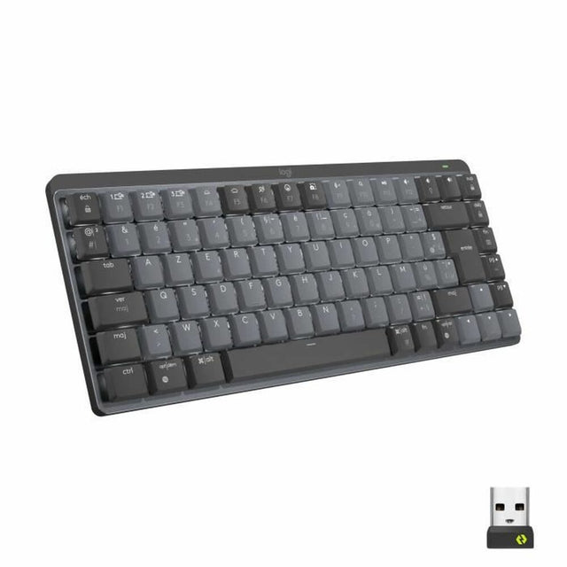 Logitech MX Mini Französische dunkelgraue AZERTY-Tastatur