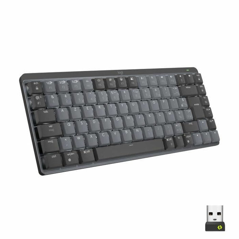 Teclado Logitech MX Mini Francés Gris oscuro AZERTY