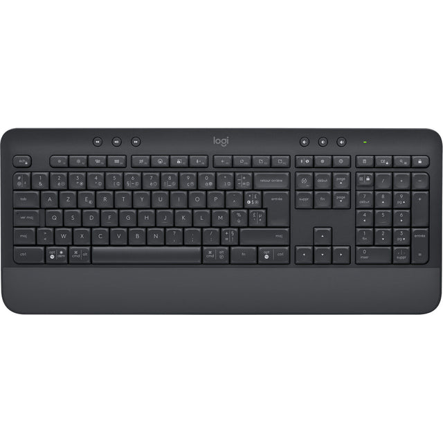 Logitech Signature K650 Tastatur Dunkelgrau Französisch AZERTY