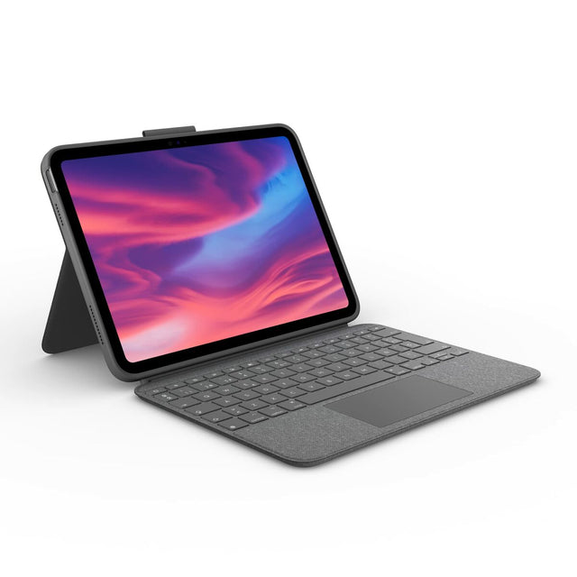 Hülle für iPad + Tastatur Logitech Combo Touch 920-011439 Qwerty Spanisch Grau