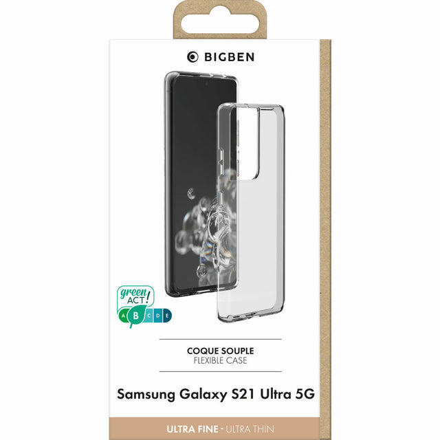 Funda para Móvil BigBen Connected SILITRANSGS21U Samsung Galaxy S21 Ultra