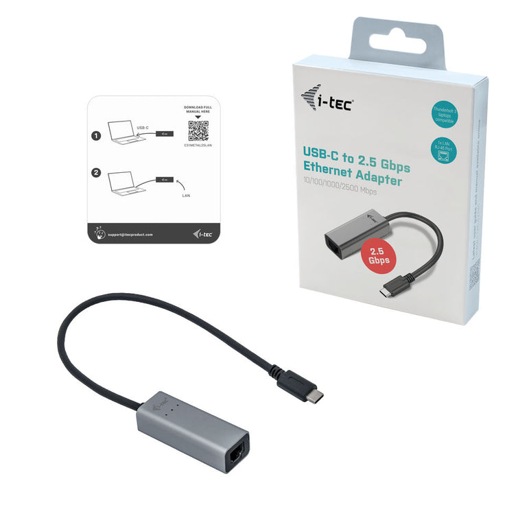 i-Tec C31METAL25LAN USB-zu-Ethernet-Adapter