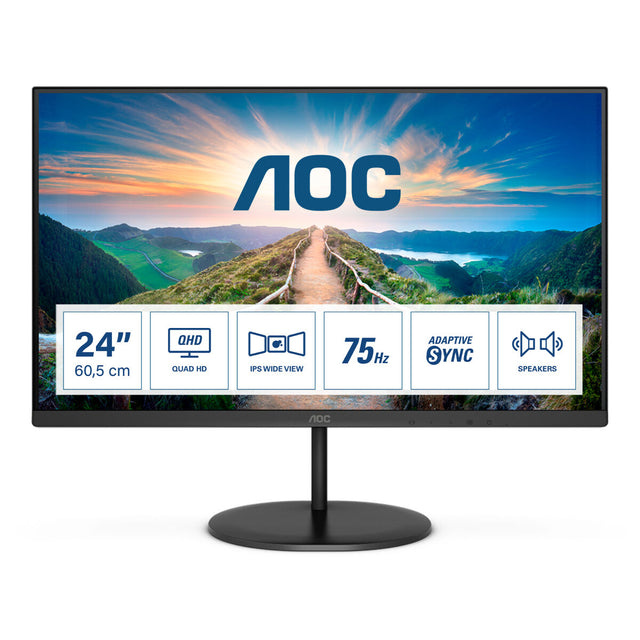 Monitor AOC Q24V4EA LED 23,8 Zoll 2560 x 1440 Pixel