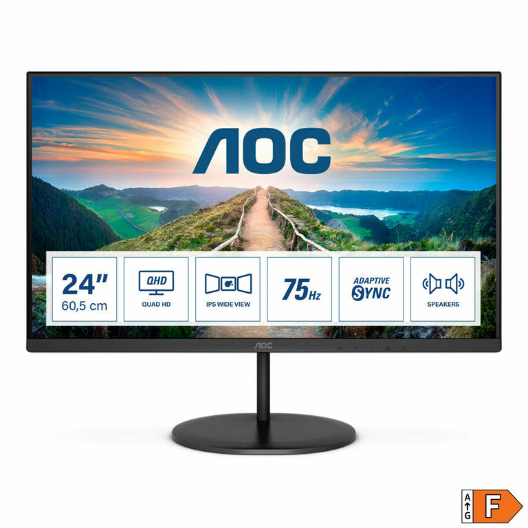 Monitor AOC Q24V4EA LED 23,8 Zoll 2560 x 1440 Pixel