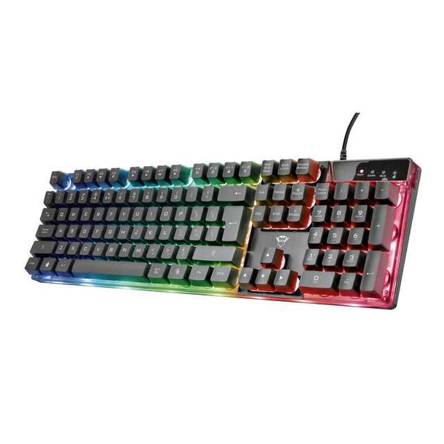 Teclado Gaming Trust GXT 835 Azor QWERTY LED RGB