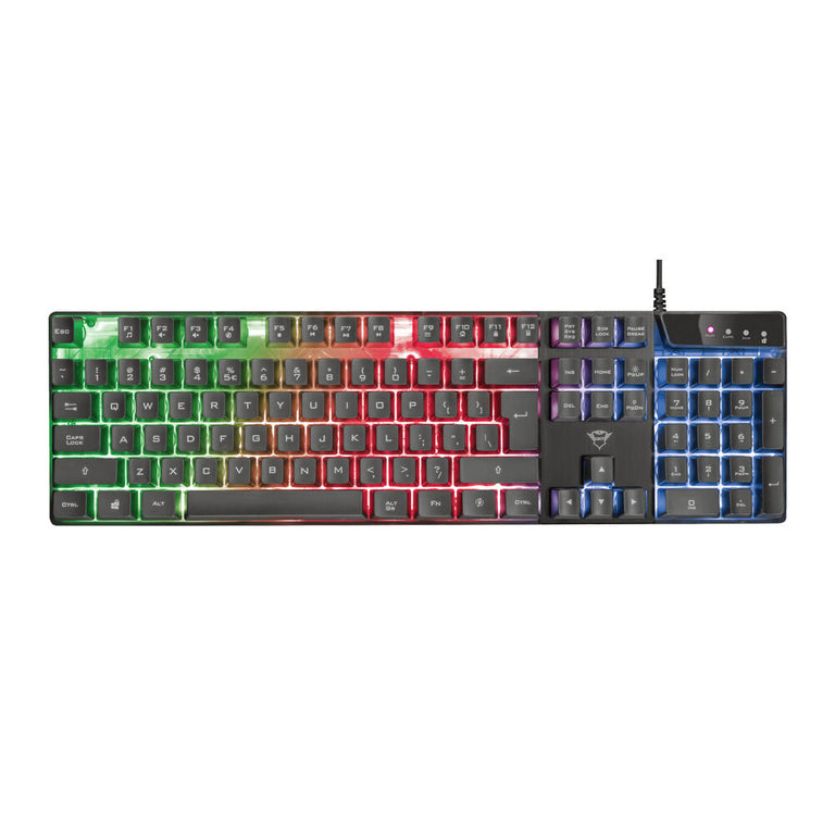 Gaming-Tastatur Trust GXT 835 Azor QWERTY LED RGB