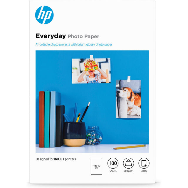 Papel Fotográfico Brillante HP CR757A