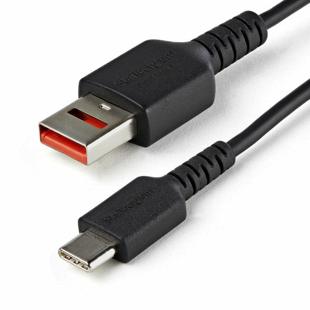 Cable USB A a USB C Startech USBSCHAC1M           Negro