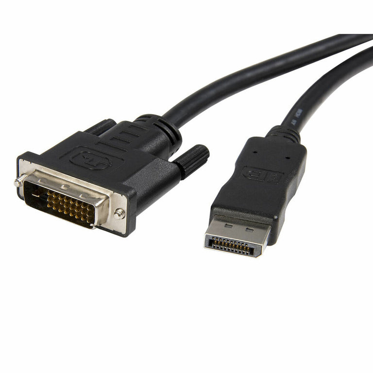 Adaptador DisplayPort a DVI Startech DP2DVIMM6            (1,8 m) Negro 1.8 m