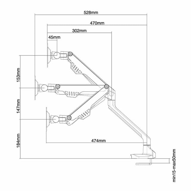 TV-Unterstützung Neomounts FPMA-D750BLACK