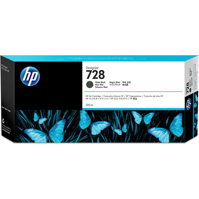 HP 728 Schwarz Original-Tintenpatrone