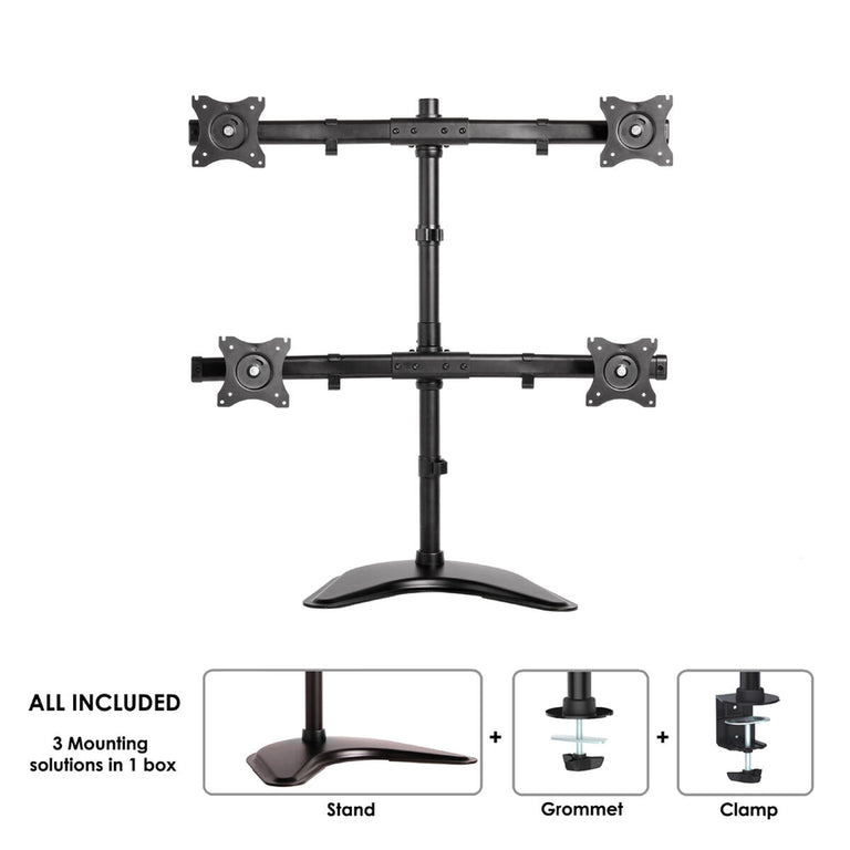 Tischhalterung für Display Neomounts NM-D335D4BLACK