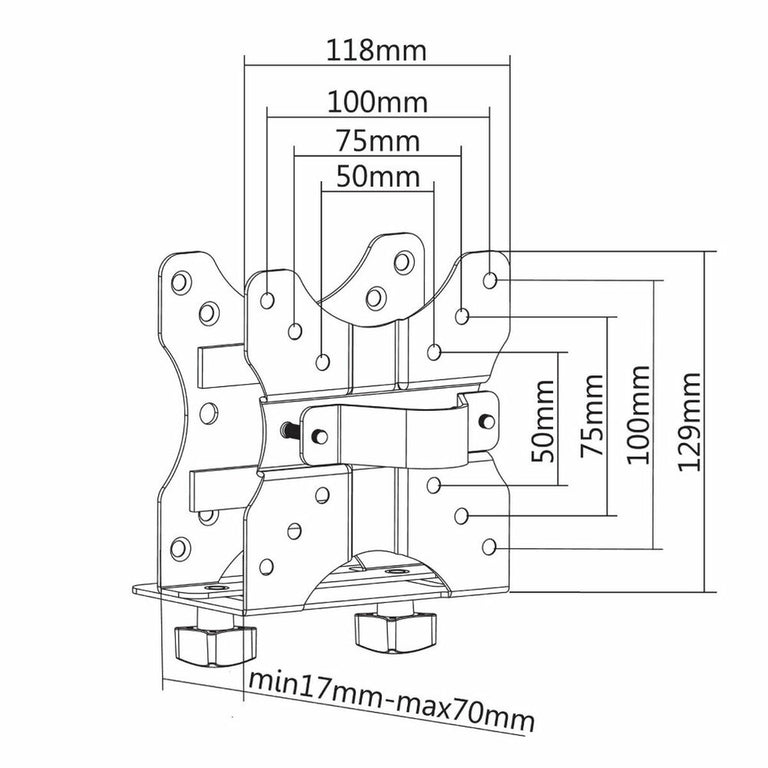 Tischhalterung für Neomounts NM-TC100BLACK Bildschirm