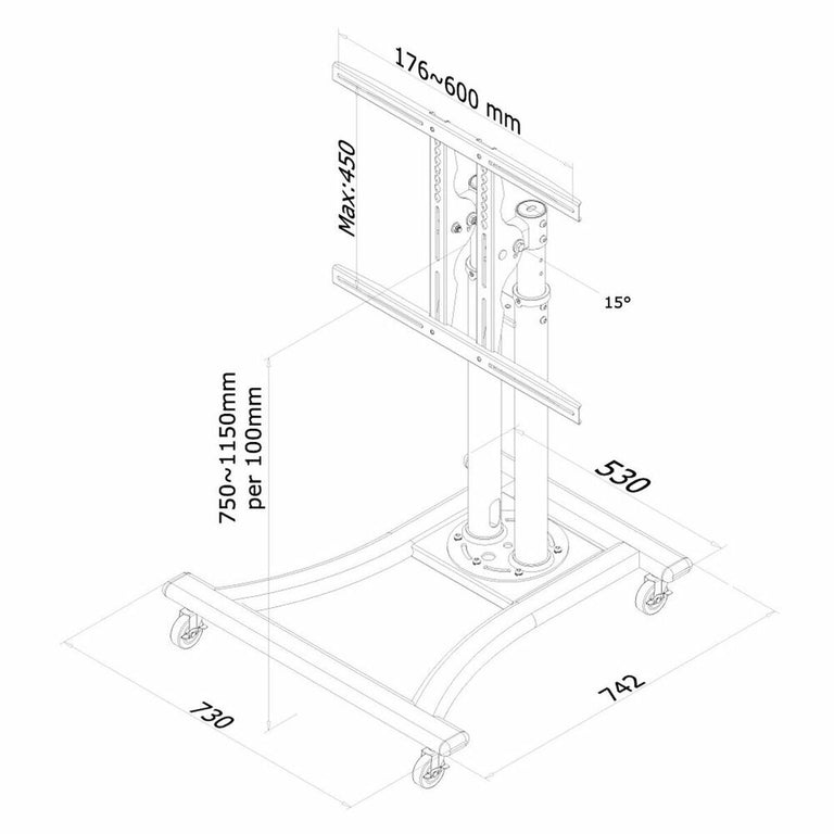 Soporte TV Neomounts PLASMA-M1200