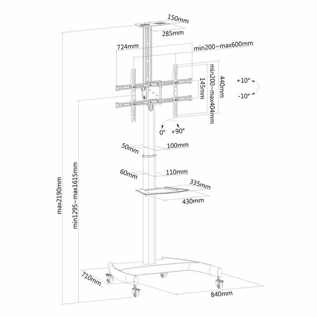 Soporte TV Neomounts PLASMA-M1900E