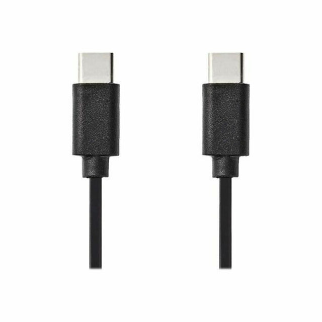 USB-C-Kabel Nedis CCGP60700BK10 Schwarz 1 m