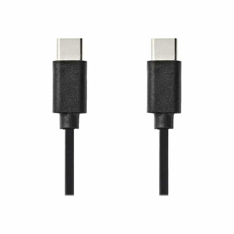 Cable USB C Nedis CCGP60700BK10 Negro 1 m