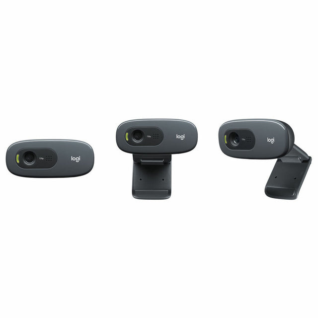 Webcam Logitech 960-001381 720p Schwarz