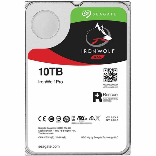 Disco Duro Seagate IronWolf Pro NAS 10TB NAS 3.5"