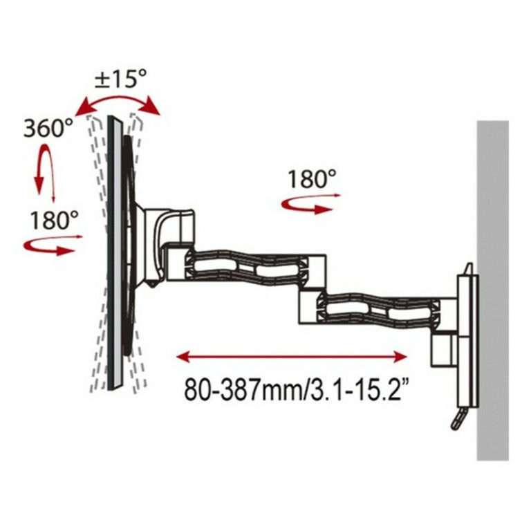 Haeger Triple Tilt &amp; SWIVEL TV-Ständer 17" - 37"