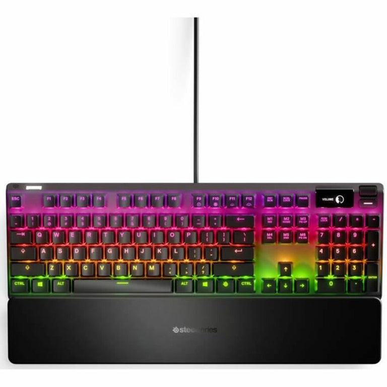 Teclado Gaming SteelSeries Apex 7 Francés Negro AZERTY