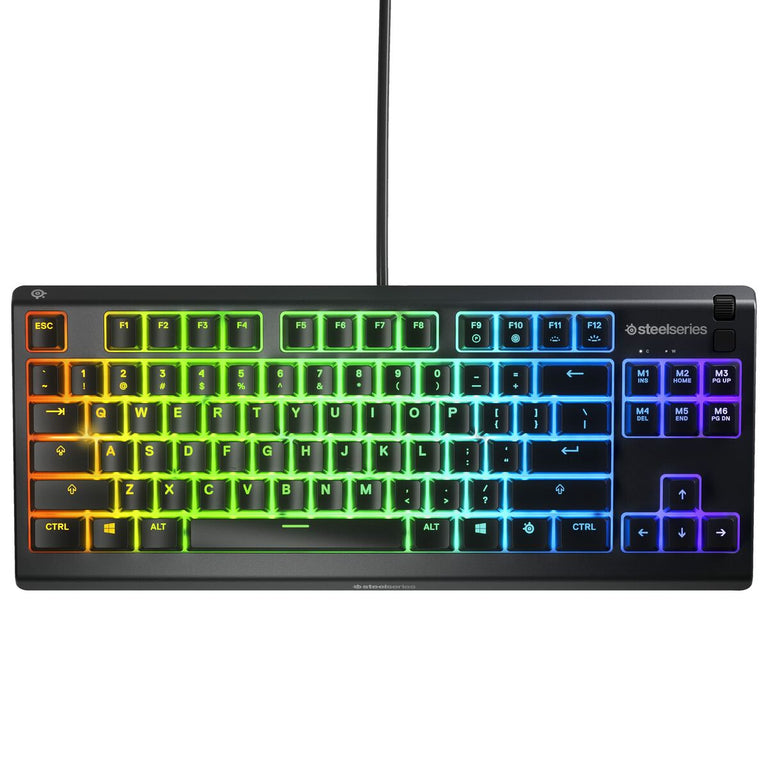 Teclado SteelSeries Apex 3 USB Negro Gaming Francés Con cable AZERTY