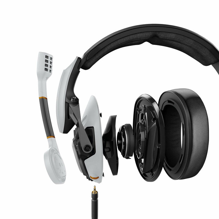 Auriculares con Micrófono Gaming Epos GSP 601 Negro/Blanco