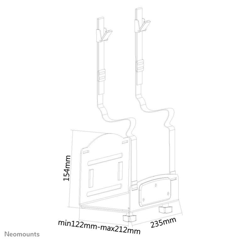 Neomounts CPU-W100BLACK CPU-Halter