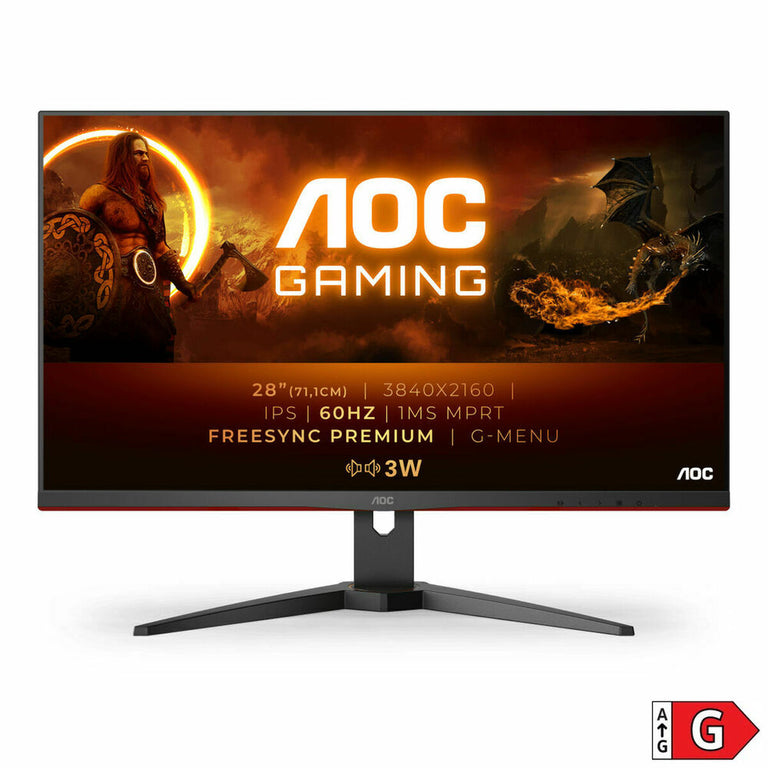 Monitor AOC U28G2AE/BK 3840 x 2160 px LED 28"