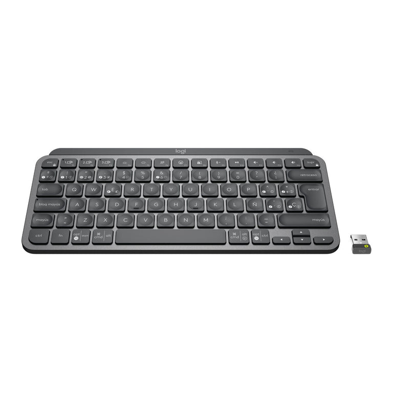 Logitech MX Keys Mini Wireless-Tastatur für Unternehmen, QWERTY-Spanisch